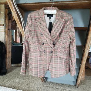 Banana Republic double breasted plaid Blazer